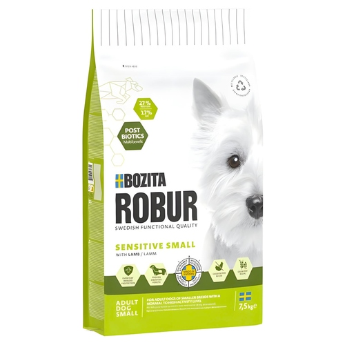 Bozita Robur Adult Small Breed Sensitive Lamm 7,5 kg