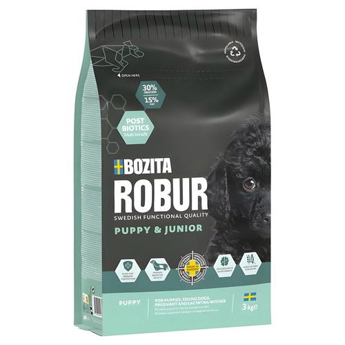 Bozita Robur Puppy & Junior Huhn 3 kg