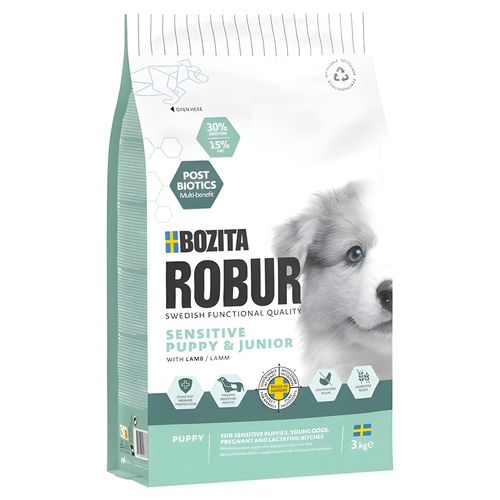 Bozita Robur Sensitive Grain Free Puppy Lamm 3 kg