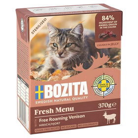 Abbildung Bozita Sterilised Hppchen in Gelee mit Hirsch 370 g - 6 Stck