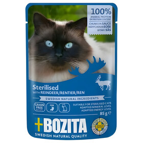 Abbildung Bozita Sterilised Hppchen in Sauce Rentier 85 g - 12 Stck