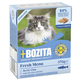 Abbildung Bozita Sterilised Hppchen in Sauce mit Saibling 370 g - 6 Stck