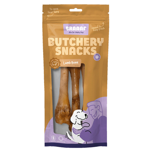 Braaaf Hundesnack Butchery Lammknochen 3 Stück