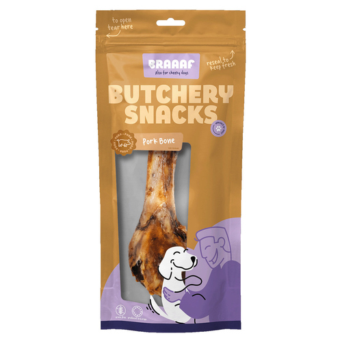 Braaaf Hundesnack Butchery Schweineknochen 1 Stück