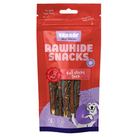 Braaaf Hundesnack Rawhide Roll Sticks Ente 80 g