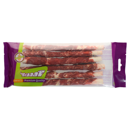Braaaf Hundesnack Rawhide Twister Rind & Fisch 180 g