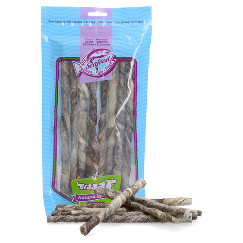 Braaaf Hundesnack Seafood Salmon Roll Sticks - 8 Stück