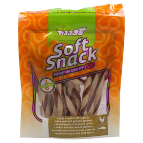 Braaaf Hundesnack Soft Snack Gedrehte Sandwich Huhn & Fisch 85 g