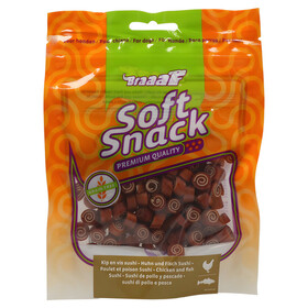 Braaaf Hundesnack Soft Snack Sushi Huhn & Fisch 85 g