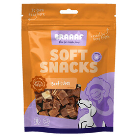 Braaaf Hundesnack Soft Snack W&uuml;rfel Rind & Fisch 85 g