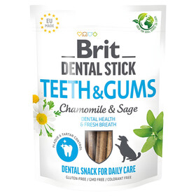 Abbildung Brit Dog Hundesnack Dental Stick Teeth & Gums - Chamomile & Sage 251 g