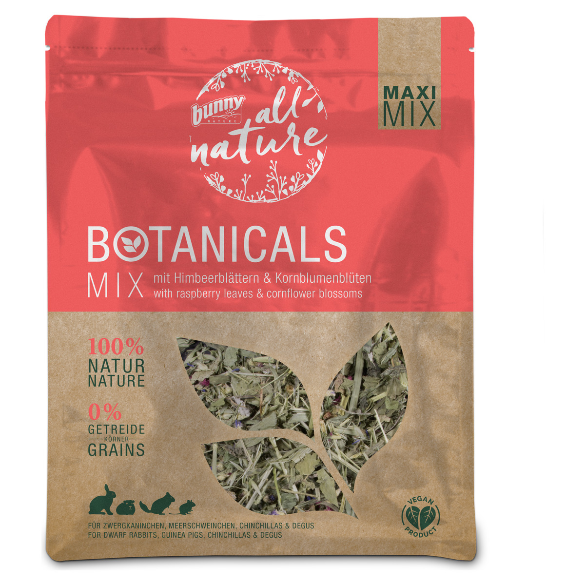 Bunny Nature Botanicals Maxi Mix mit Himbeerblättern & Kornblumenblüten ...