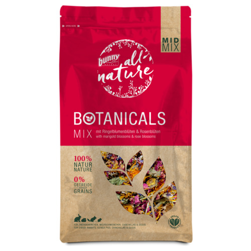 Bunny Nature Botanicals Mid Mix mit Ringelblumenblüten & Rosenblüten 130 g