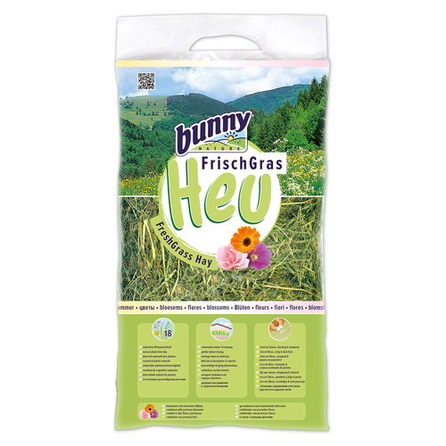 Bunny Nature FrischGras-Heu Blüten 500 g