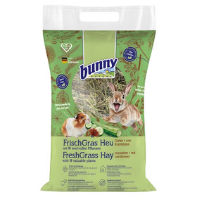 Bunny Nature FrischGras Heu Gurke & rote Kornblume 500 g