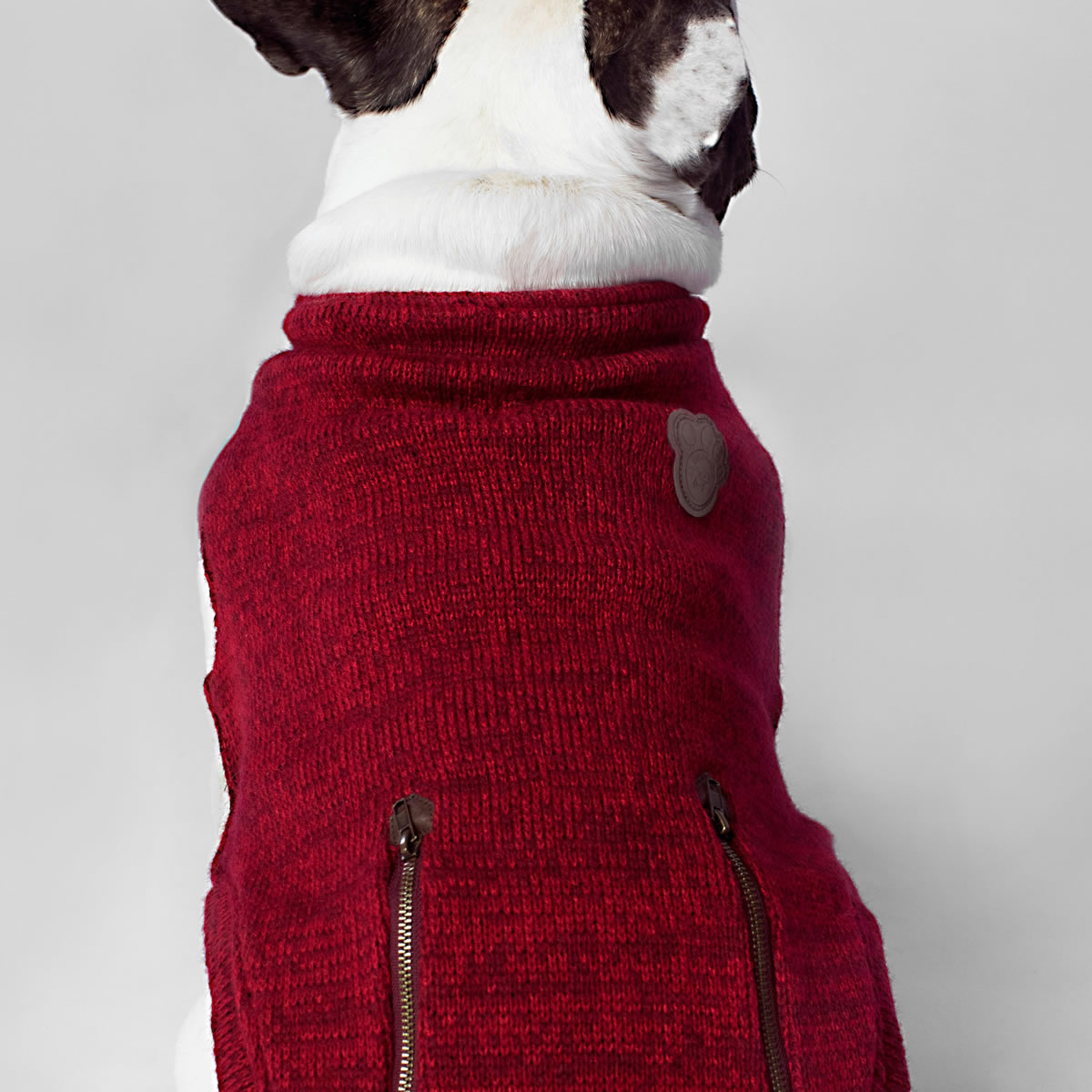 Canada Pooch Hundepullover Northern Knit Sweater Maroon
