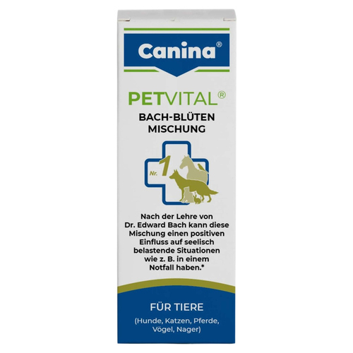 Canina PETVITAL Bachblüten Nr. 1 - Notfall 10 g für Hunde