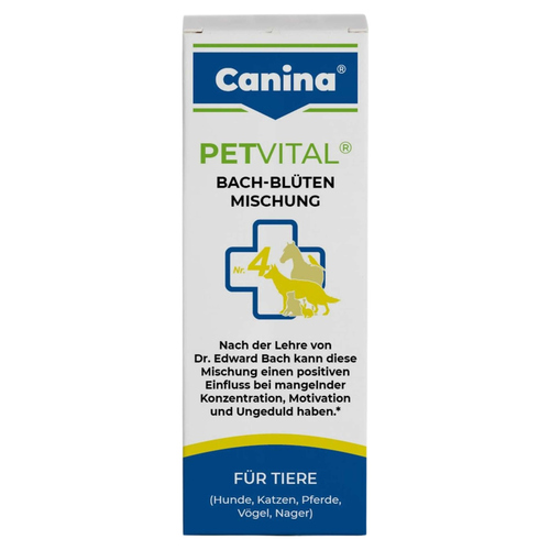 Canina PETVITAL Bachblüten Nr. 4 - Lernbereitschaft 10 g für Hunde