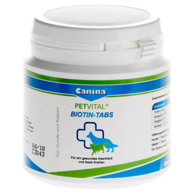 Abbildung Canina PETVITAL Biotin-Tabs 100 g fr Katzen