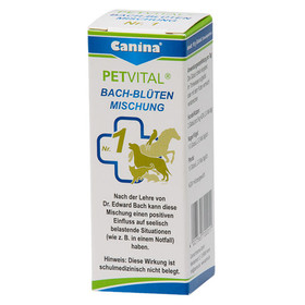 Abbildung Canina Petvital Bachblten Nr. 1 - Notfall 10 g, Katze