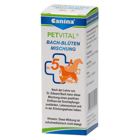 Abbildung Canina Petvital Bachblten Nr. 5 - Erschpfung 10 g fr Nager