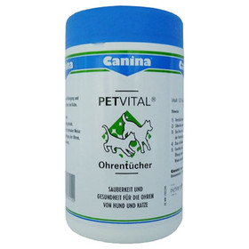 Abbildung Canina Petvital Ohrentcher fr Katzen 120 Stck