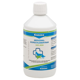 Abbildung Canina Pharma Medizinal-Dorschlebertran fr Katzen 500 ml