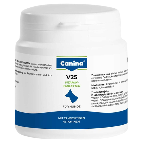 Canina V25 Vitamintabletten 100 g