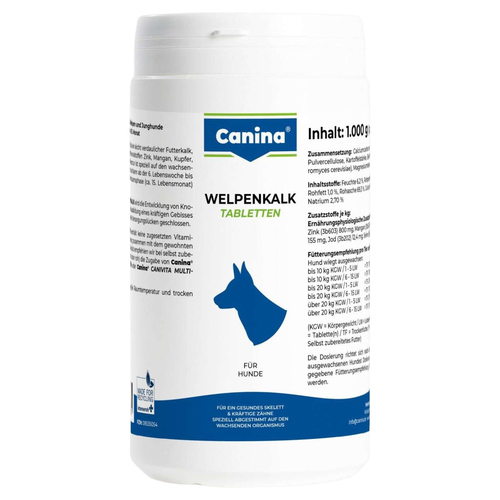 Canina Welpenkalk Tabletten 1000 g
