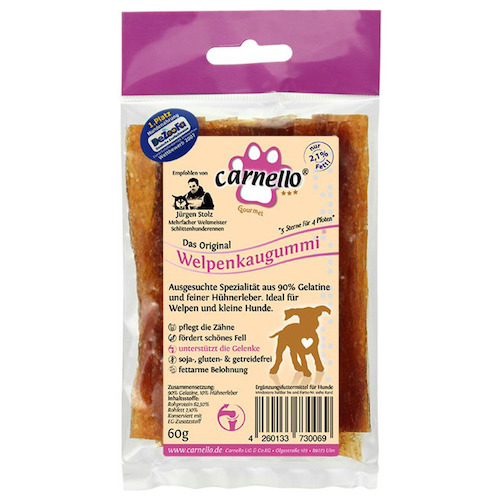 Carnello Welpenkaugummi 60 g
