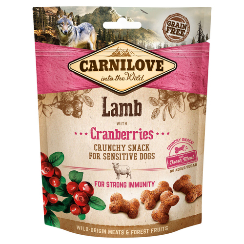 Carnilove Crunchy Lamm & Cranberries 200 g - 6 Stück