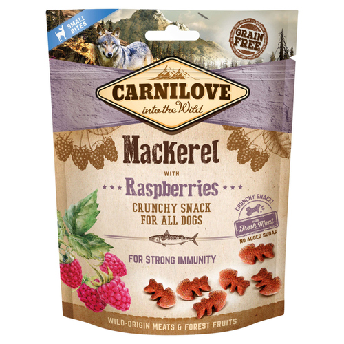 Carnilove Crunchy Mekrele & Himbeeren 200 g - 6 Stück