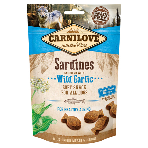 Carnilove Soft Sardinen & wilder Knoblauch 200 g - 10 Stück