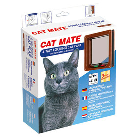 Abbildung Cat Mate 4-Wege Katzentr mit Magnetverschluss 235 B braun