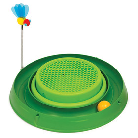 Abbildung Catit 3in1 mit Gras und Spielzeug grn