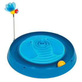 Abbildung Catit 3in1 mit Massage und Spielzeug blau