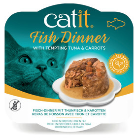 Catit Dinner Fisch mit Thunfisch & Karotte 80 g