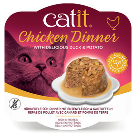 Catit Dinner Huhn mit Ente & Kartoffel, 80 g