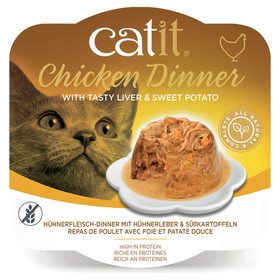 Catit Dinner Huhn mit Leber & S&uuml;&szlig;kartoffel 80 g