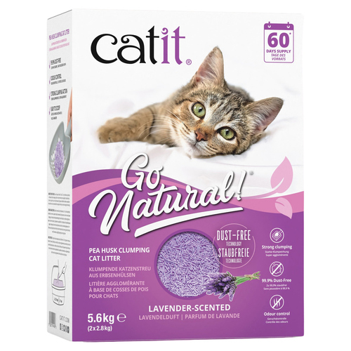 Catit Go Natural! Pelletstreu Lavendel 5,6 kg