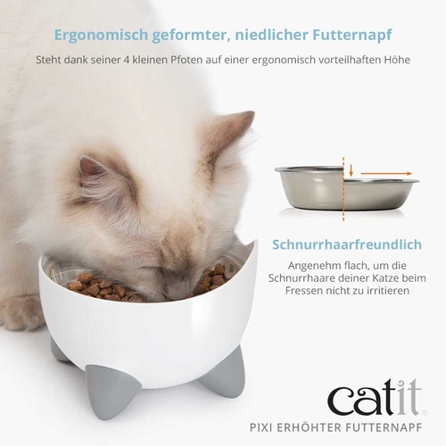 weitere Abbildung Catit Pixi Erhhter Futternapf wei