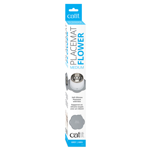 weitere Abbildung Catit Silikonmatte Blume grau