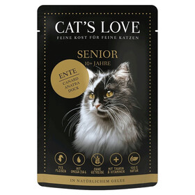 Abbildung Cats Love Senior Ente 85 g - 12 Stck