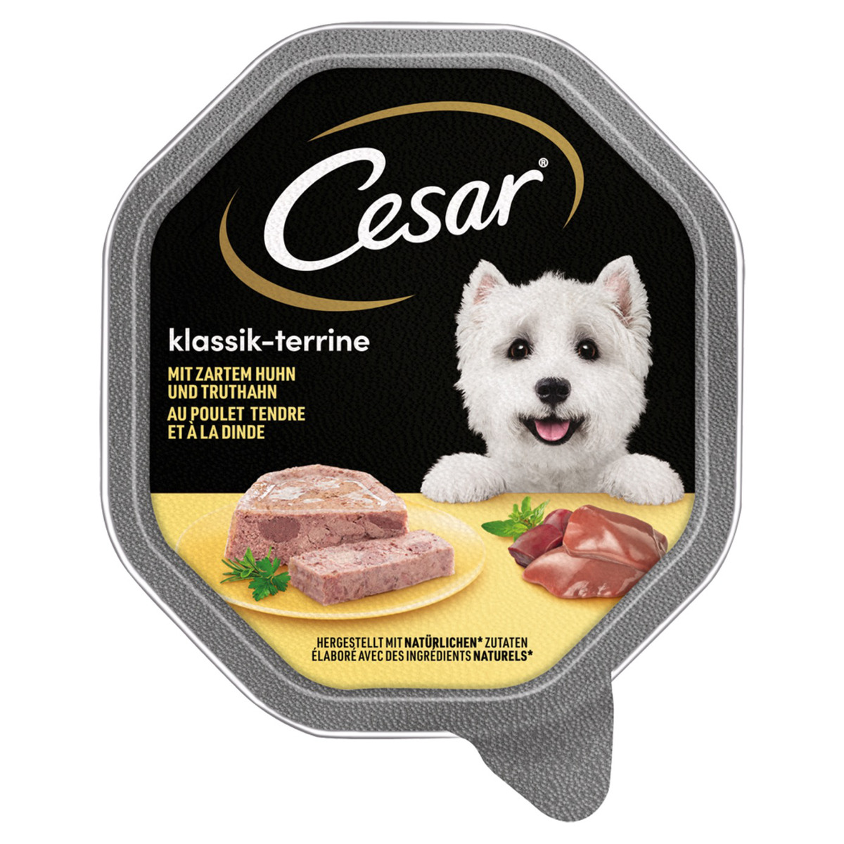 Cesar Klassik Terrine Huhn &amp; Truthahn 14x150g | Nassfutter