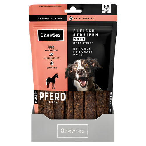 Chewies Fleischstreifen Maxi Pferd 150 g
