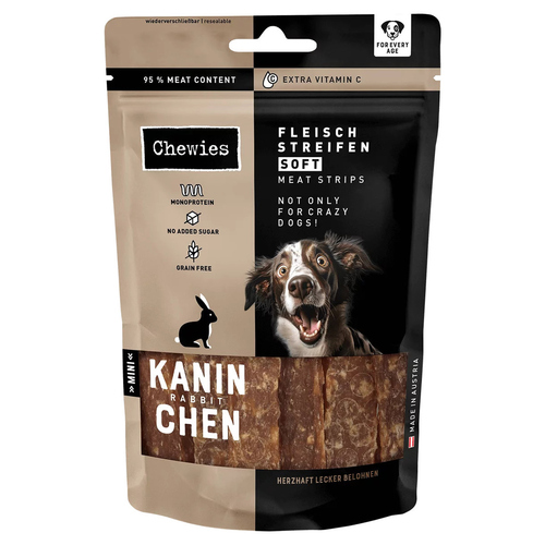 Chewies Fleischstreifen SOFT Mini Kaninchen 70 g
