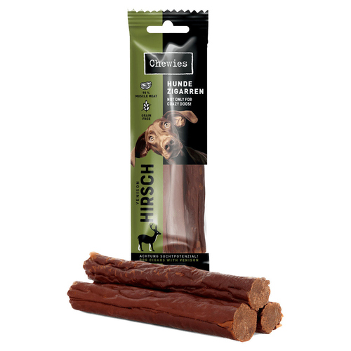 Chewies Hundezigarren Hirsch 75 g