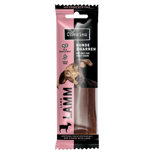 Chewies Hundezigarren Lamm 75 g