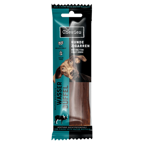 Chewies Hundezigarren Wasserbüffel 75 g