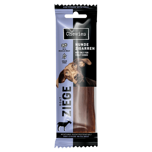 Chewies Hundezigarren Ziege 75 g